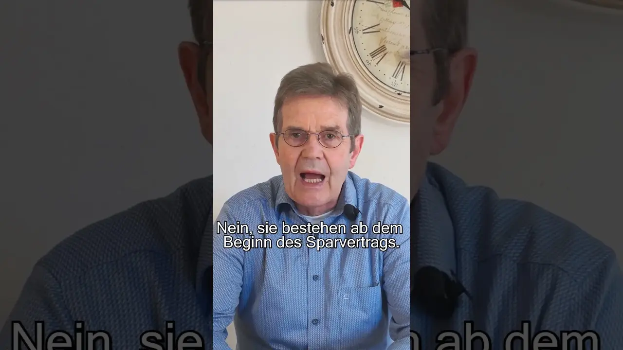 Screenshot aus Video Prämiensparvertrag Verjährung